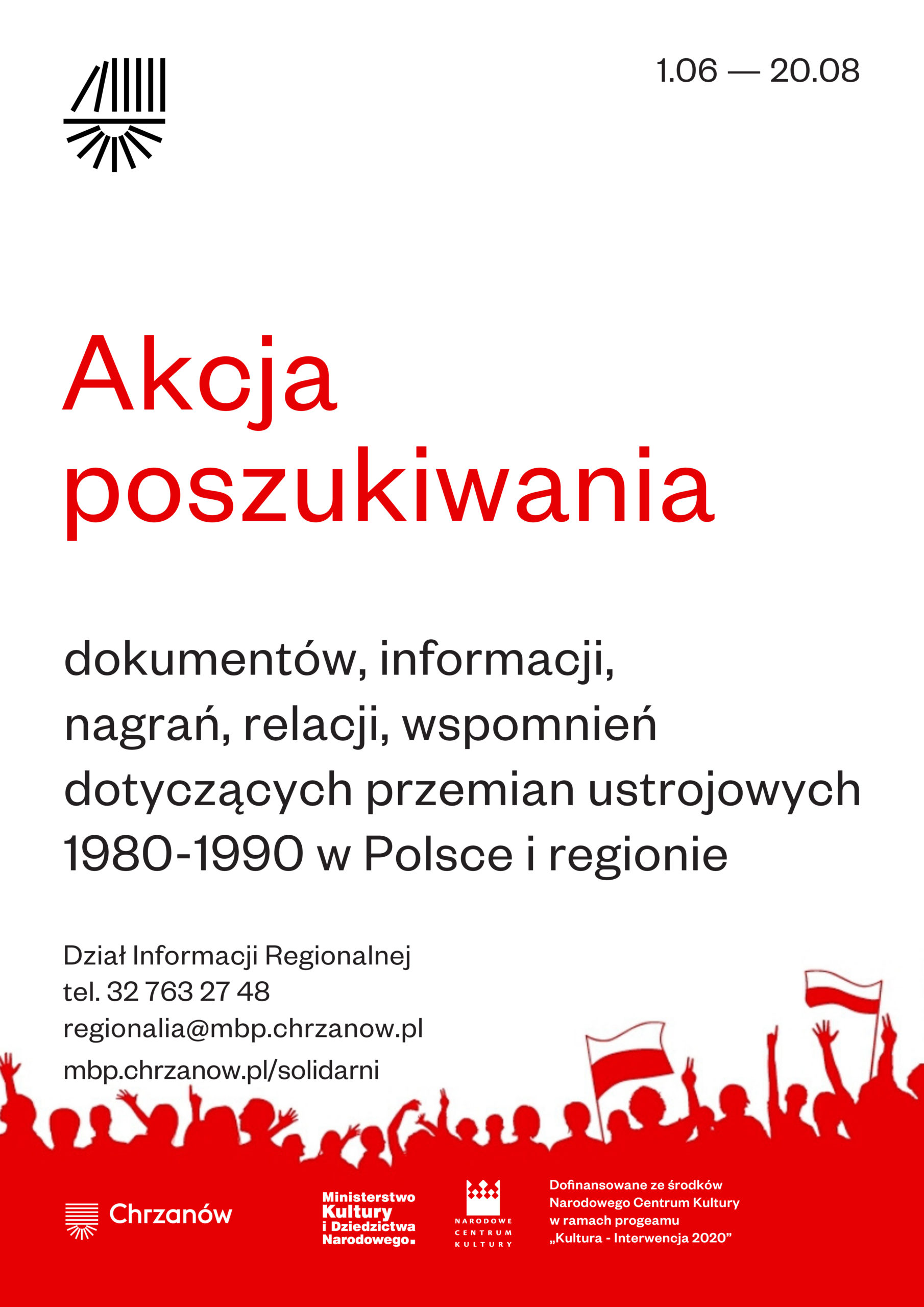 Solidarni w niepodległości - plakat