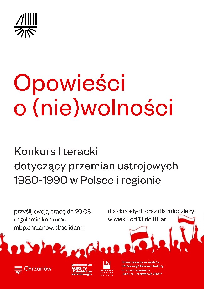 Konkurs "Opowieści o niewolności" plakat