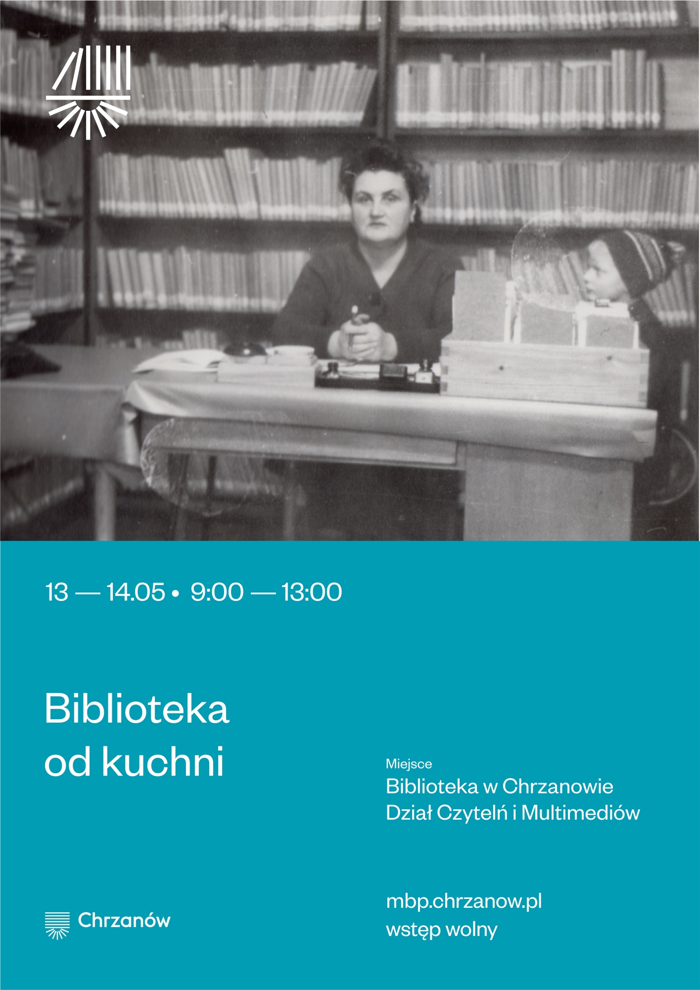 Plakat wydarzenia - Biblioteka od kuchni