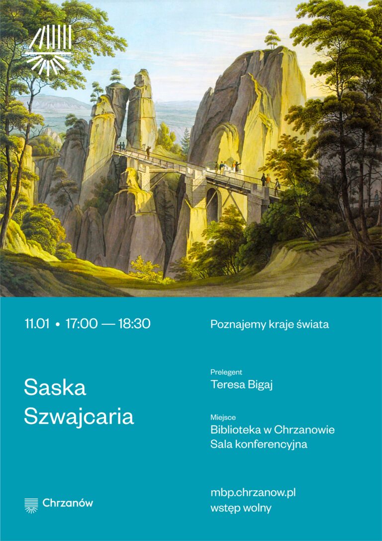 Saska Szwajcaria duży plakat