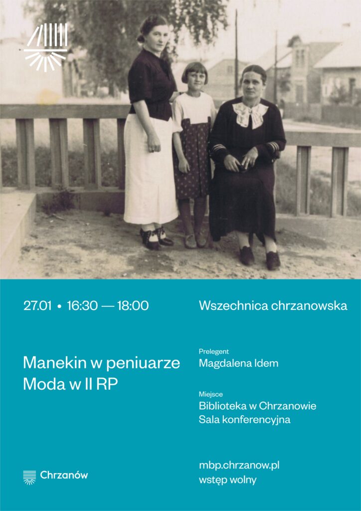 Manekin w peniuarze - plakat