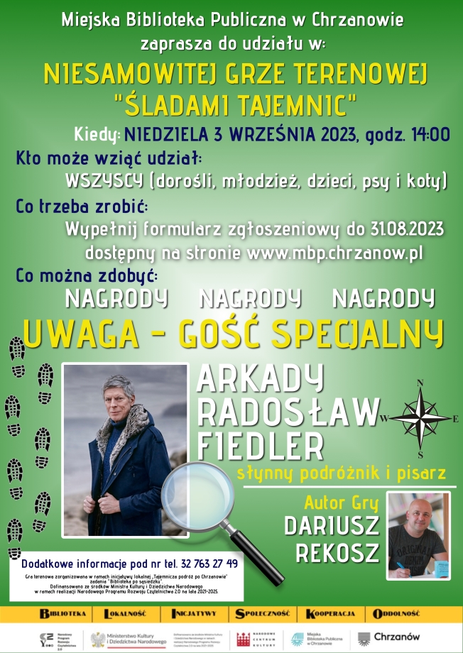 Detektywistyczna Gra Terenowa „ŚLADAMI TAJEMNIC” 03.09.2023 nakładka