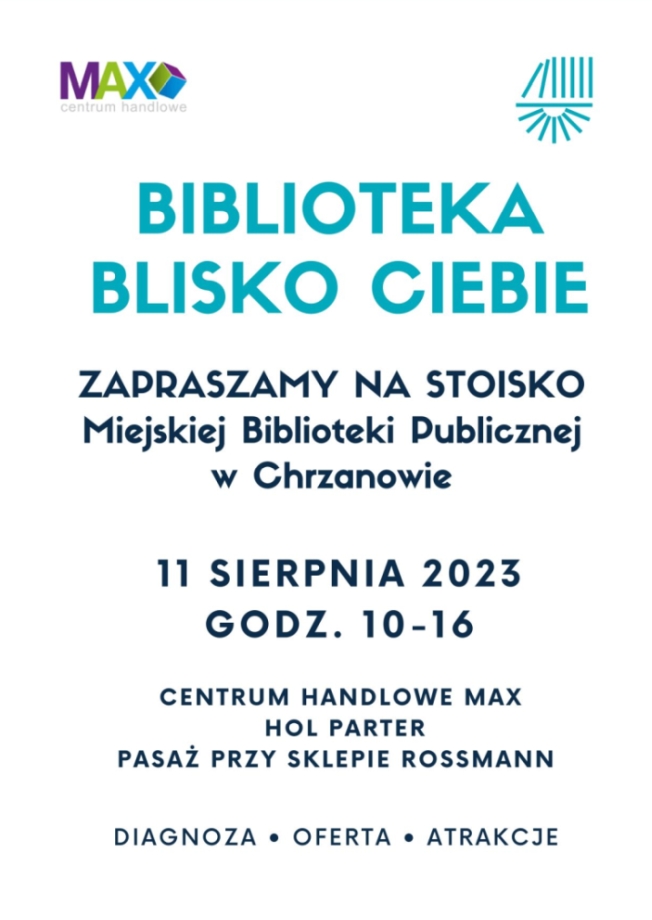 Biblioteka Blisko Ciebie CHMAX www 11.08.2023