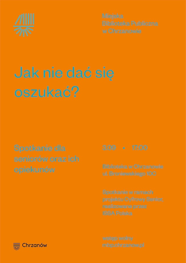 Jak nie dać się oszukać ISSA Polska Projekt Cyfrowy Senior