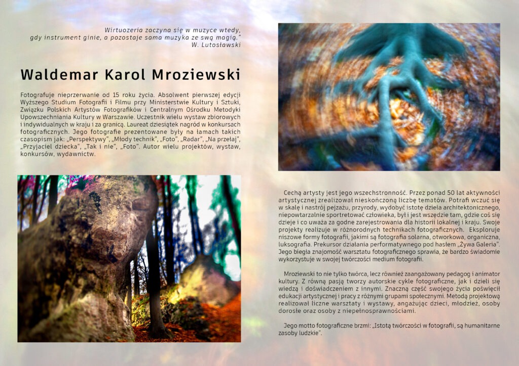 Karol Mroziewski: Artystyczna interpretacja krajobrazu Płaskowyżu Ojcowskiego.