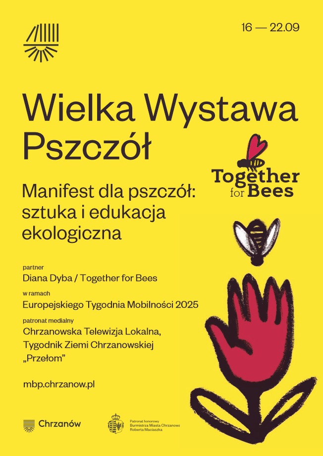 Wielka Wystawa Pszczół: manifest sztuki i edukacji ekologicznej w Chrzanowie, promujący zrównoważony transport i ochronę przyrody.