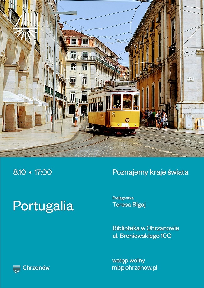 Żółty tramwaj przejeżdża ulicą w Lizbonie, otoczony zabytkowymi budynkami.